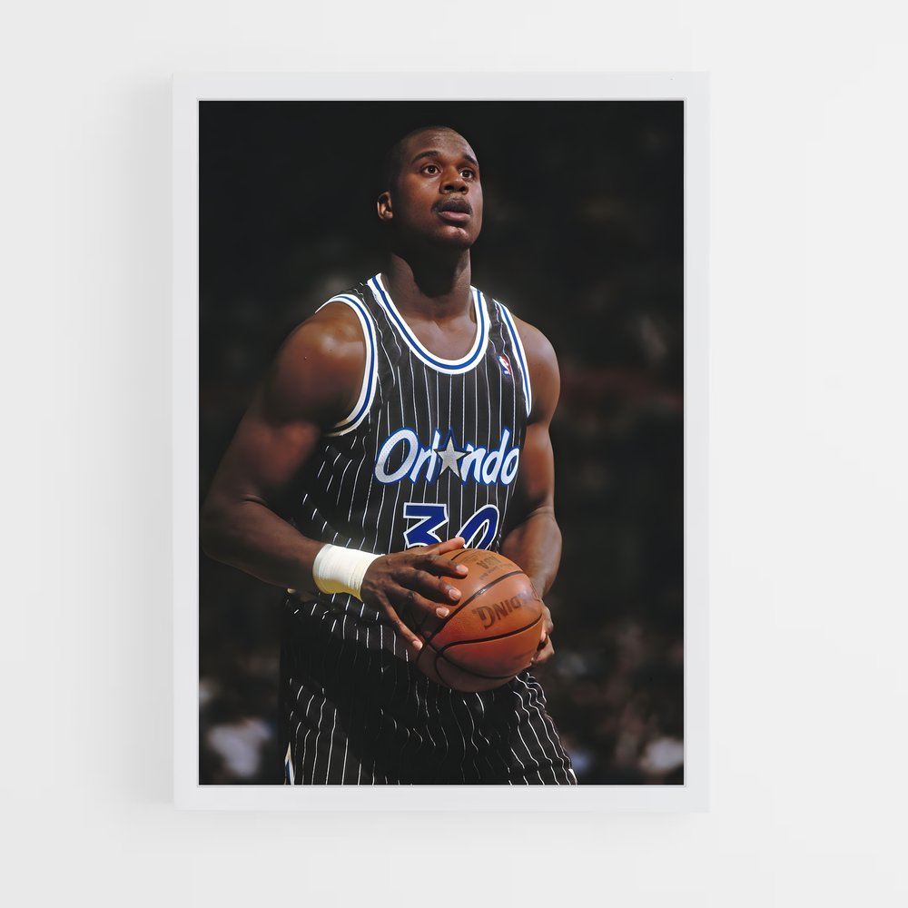 Poster Shaq Attack – affiche Basketball (vue 3)